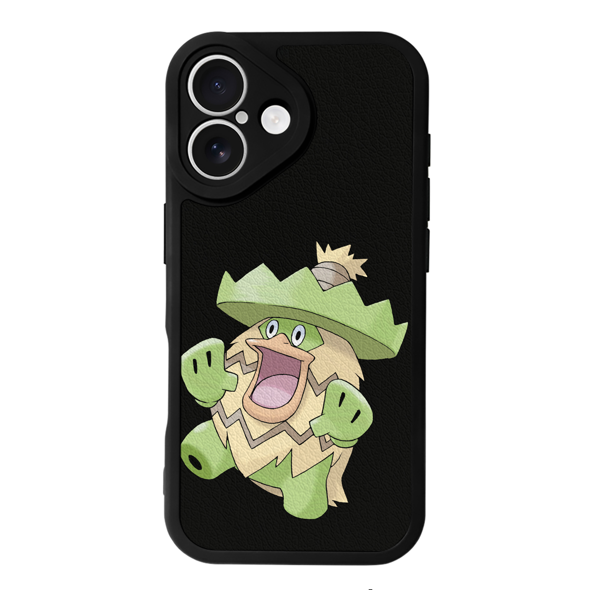 （画像用） ポケットモンスター Pokémon 【iPhone 16シリーズ対応】シリコンスマホケース（レザー調） 材質：シリコン